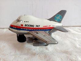 Vintage Boeing 747 Jumbo Jet Flugzeug Blechspielzeug PAN AM