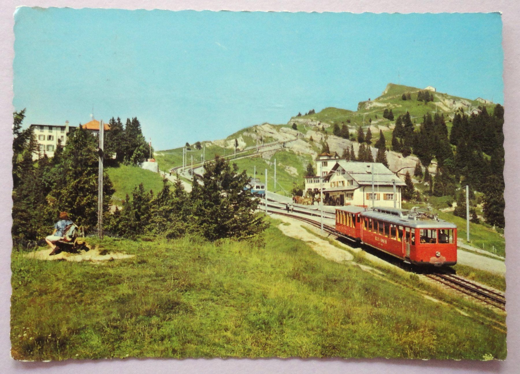 Ansichtskarten: Rigi-Staffel und Kulm – Gebraucht aus Fétigny von Billy2miny