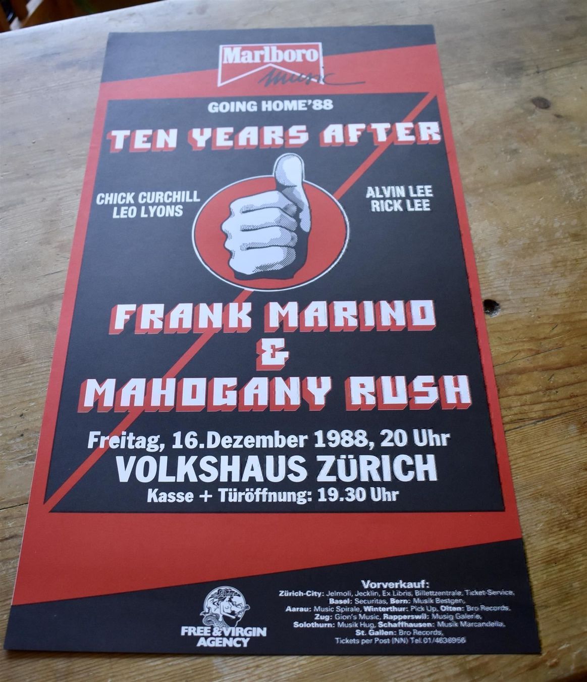Foto & Immagini: Ten Years After Frank Marino K-POSTER – Usato da Pfaffhausen venduto da mono_rec