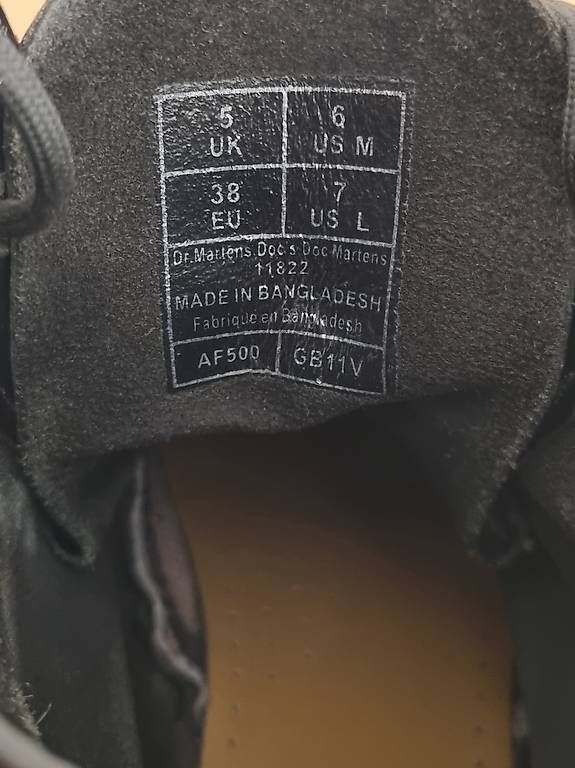 Dr. Martens Scarpe da uomo: Dr. Martens - 1460 Stiefel Schwarz - 38 – Usato da Zürich venduto da lisanfont 4