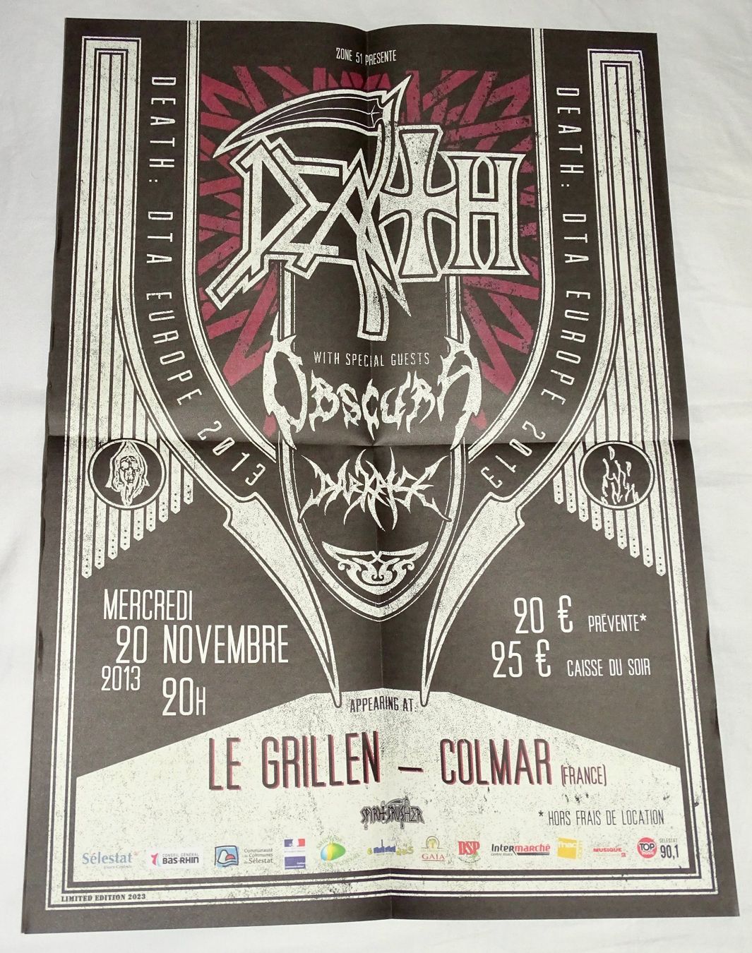 Riviste & Magazine: Death Poster A2 2-seitig – Usato da Gwatt (Thun) venduto da samojede67