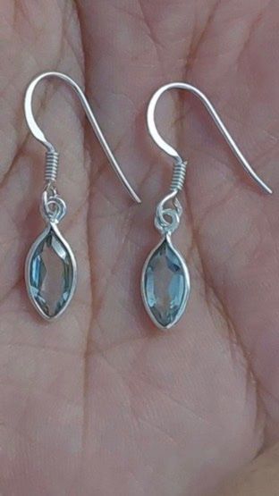 Orecchini pendenti & Orecchini a lobo: Ohrringe Silber 925 mit glaskristall ohrhänger – Nuovo (secondo la descrizione) da Winterthur venduto da Arunasu 1