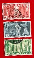 SYMBOLISCHE BILDER 216X 217W 218W SATZ SAUBERE STEMPEL 1942