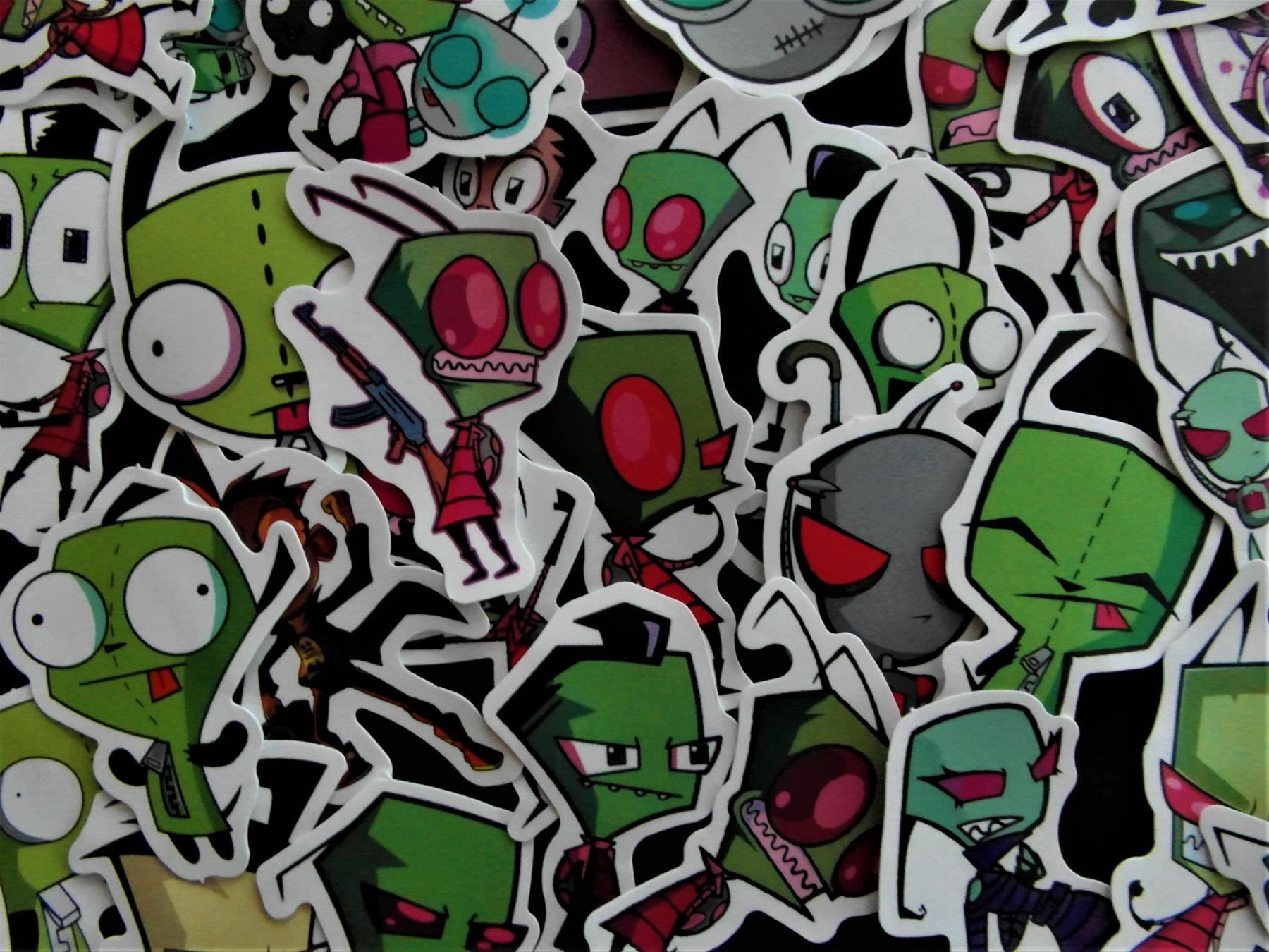 Sticker: AUFKLEBER STICKERS ALIEN 50 STK. – Nuovo e nell'imballaggio originale da Waldenburg venduto da STICKER_KING 2