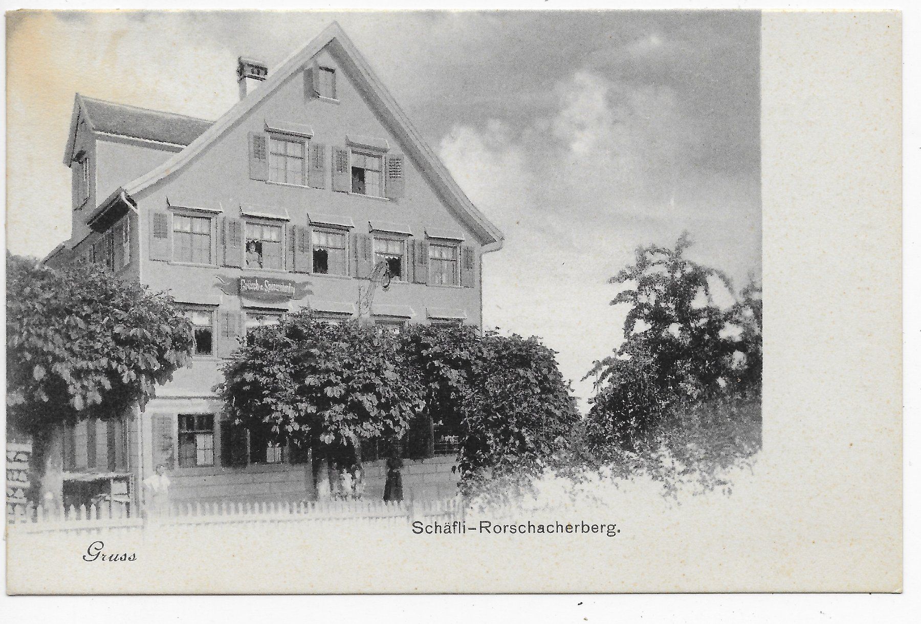 Cartoline postali: Ansicht Schäfli-Rorschacherberg👍 – Usato da Hefenhofen venduto da Richsalz