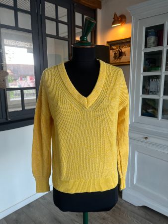 Pull jaune coton M