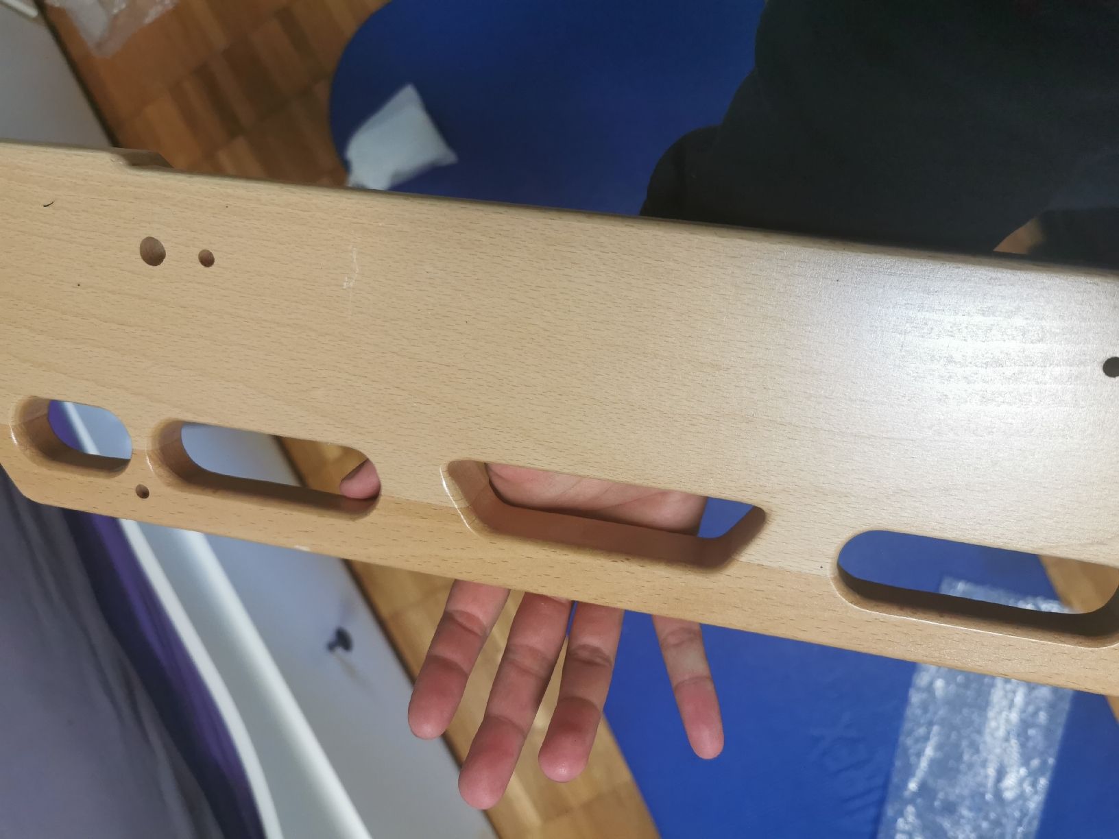 Murs & prises d'escalade: Freeloop Hangboard Trainingsboard Holz Top Zustand! – Neuf avec emballage d'origine à Bassersdorf par Sport_4_life 5