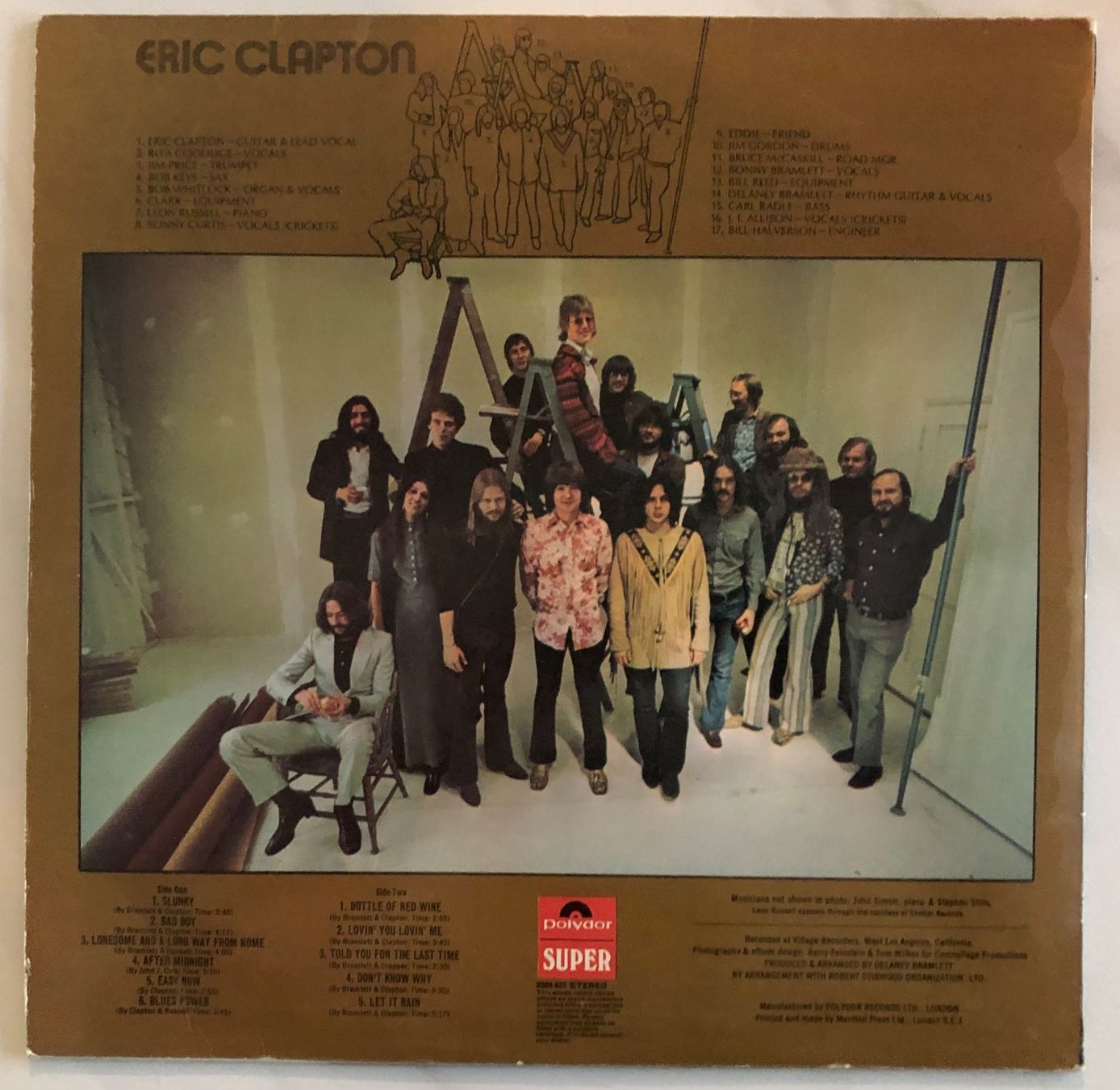 Vinyles: ERIC CLAPTON - ERIC CLAPTON – D'occasion à Poliez-Pittet par Newtown-Records 1