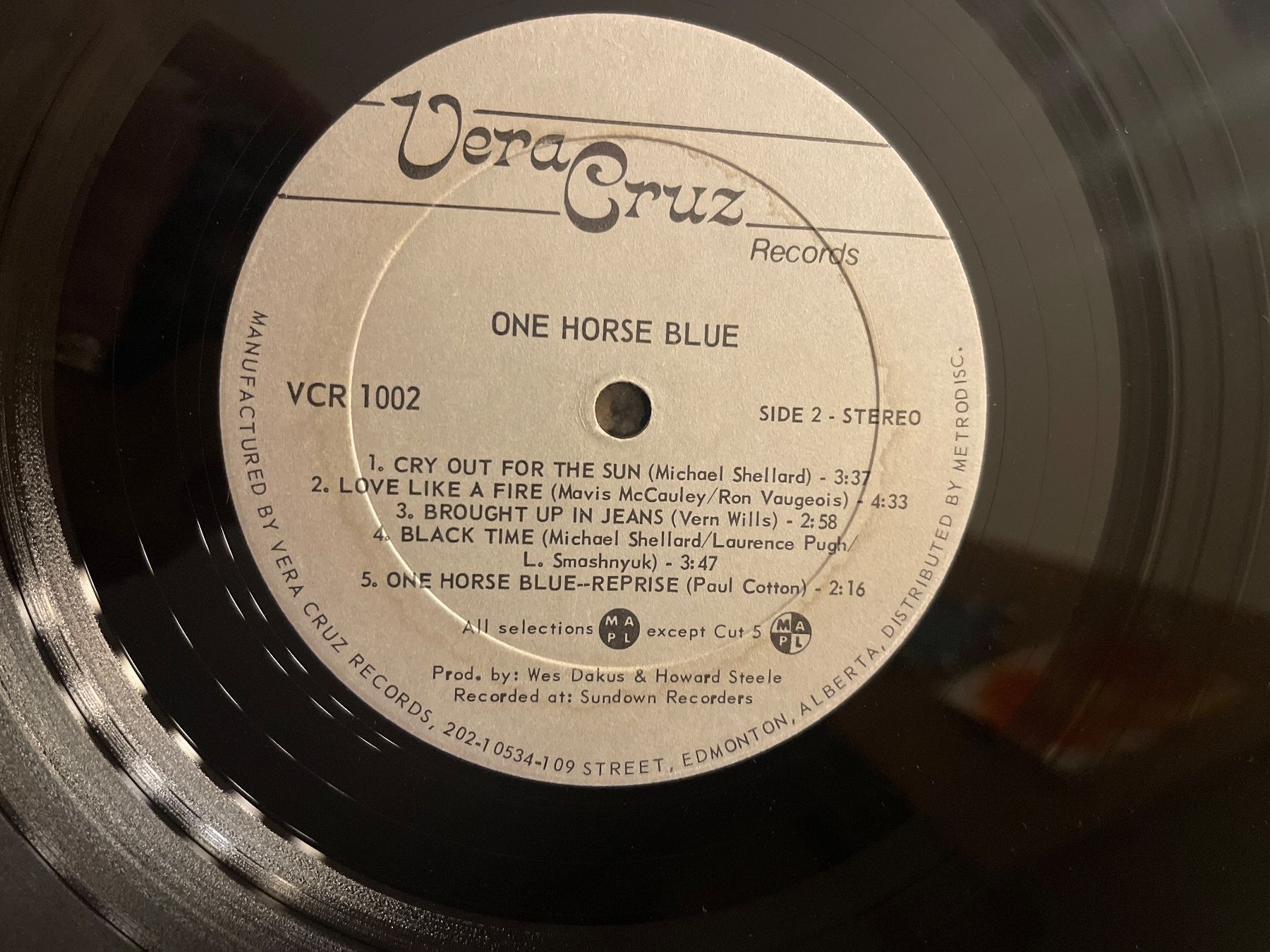 Dischi in vinile: A159/One Horse Blue – Usato da Frutigen venduto da Philippe_jsp 2