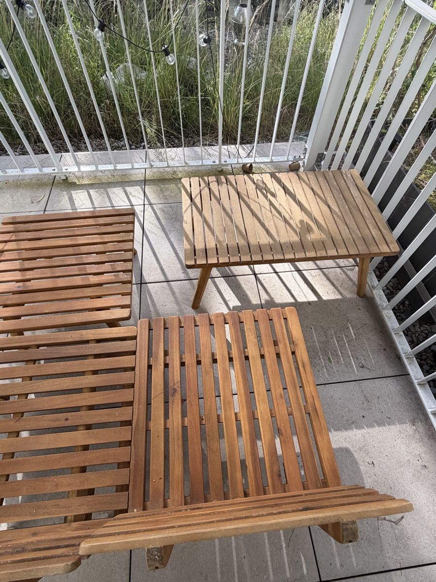 Divani: Garten Lounge Holz 186x65cm – Usato da Bern venduto da al.essia 8