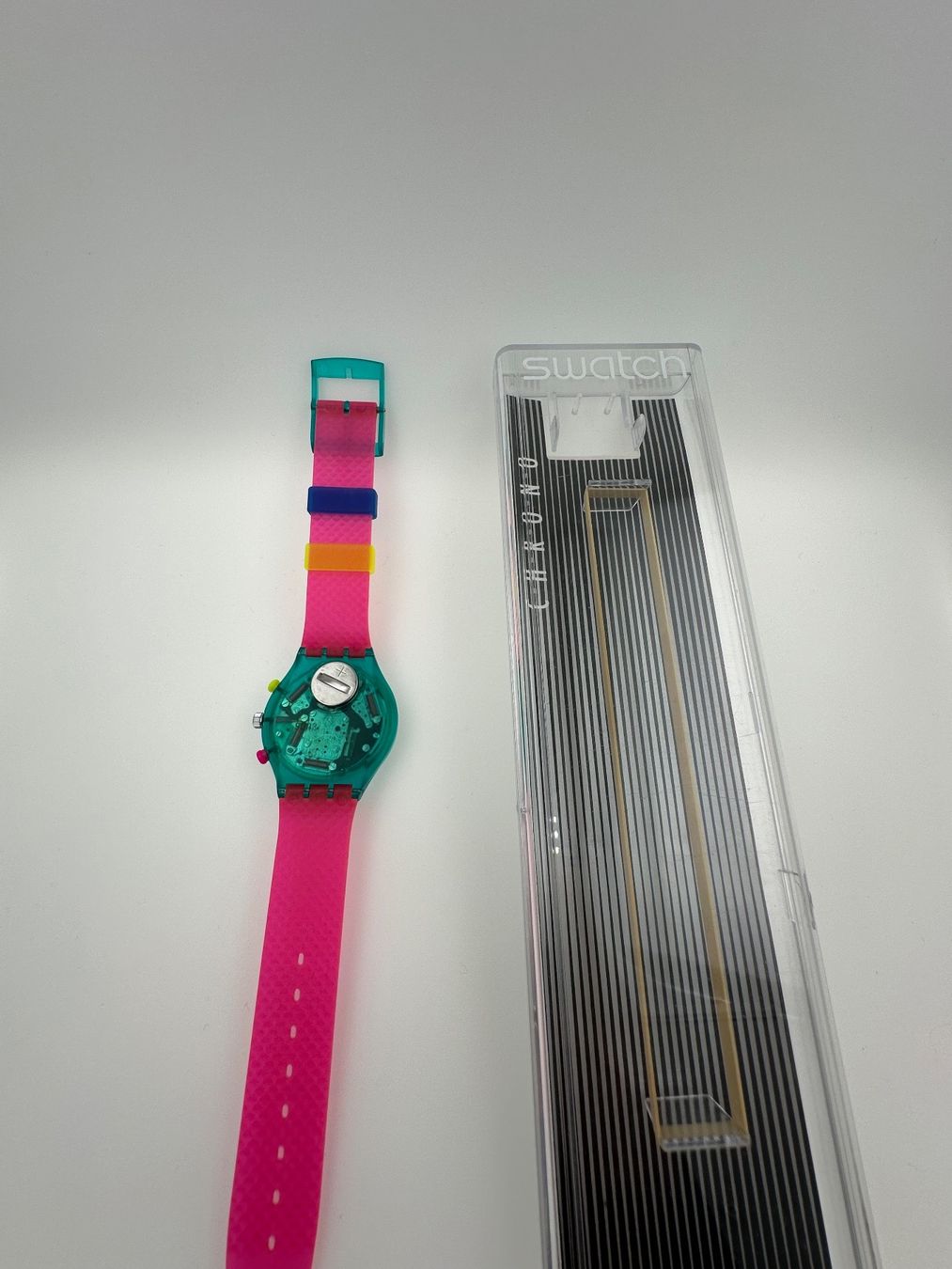 Swatch Uhren: SWATCH CHRONO FLASH ARROW NEU 1991 – Neu und originalverpackt aus Bremgarten AG von uhrenshopp 1