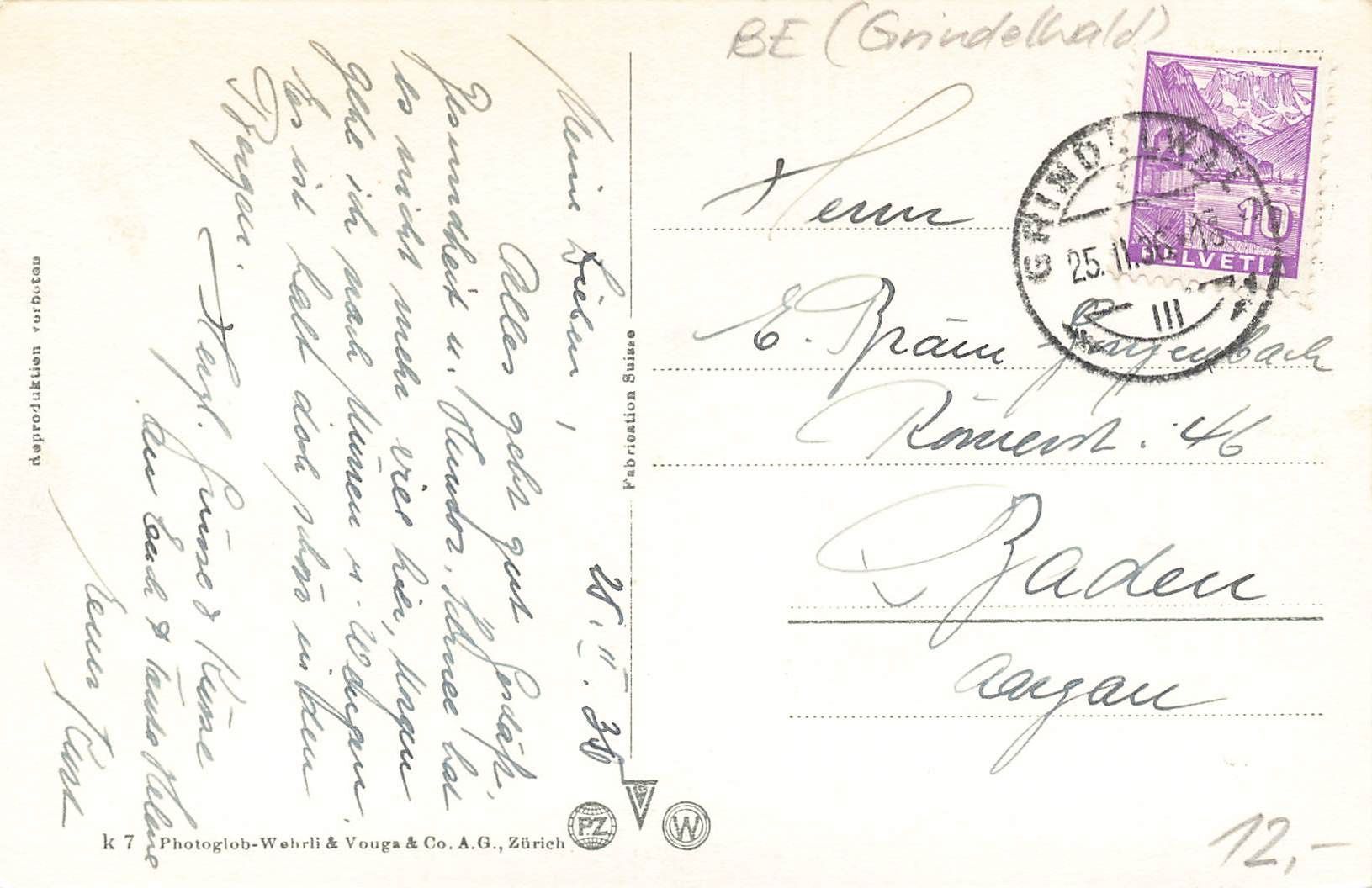 Cartes postales: Grindelwald – D'occasion à Biasca par Blenio71 1