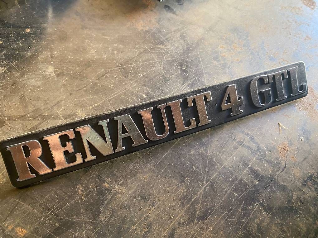 Renault Placchette & Badge: 2 Logo/écriteaux RENAULT 1980 – Usato da Ardon venduto da a_laroyale