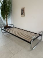 Stahlrohr Vintage Bett Chrom 90 x 200 cm