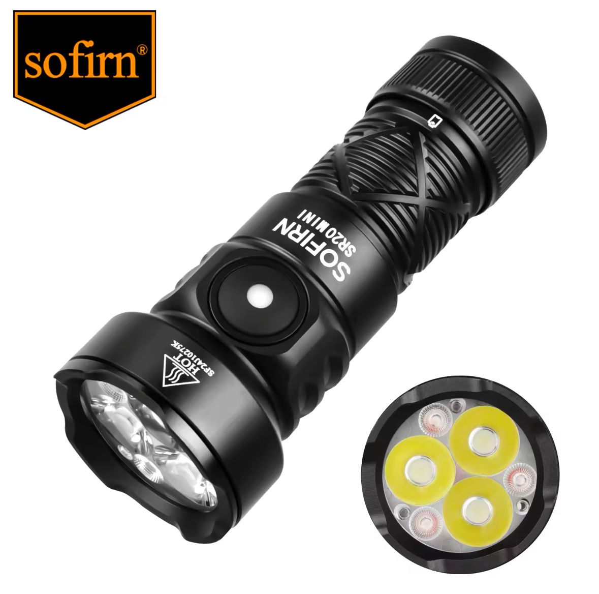 Lampade: Neu: Sofirn SR20 Mini mit Weiss/Rotlicht. Max. 1200 Lumen – Nuovo e nell'imballaggio originale da Arbon venduto da Helmuth