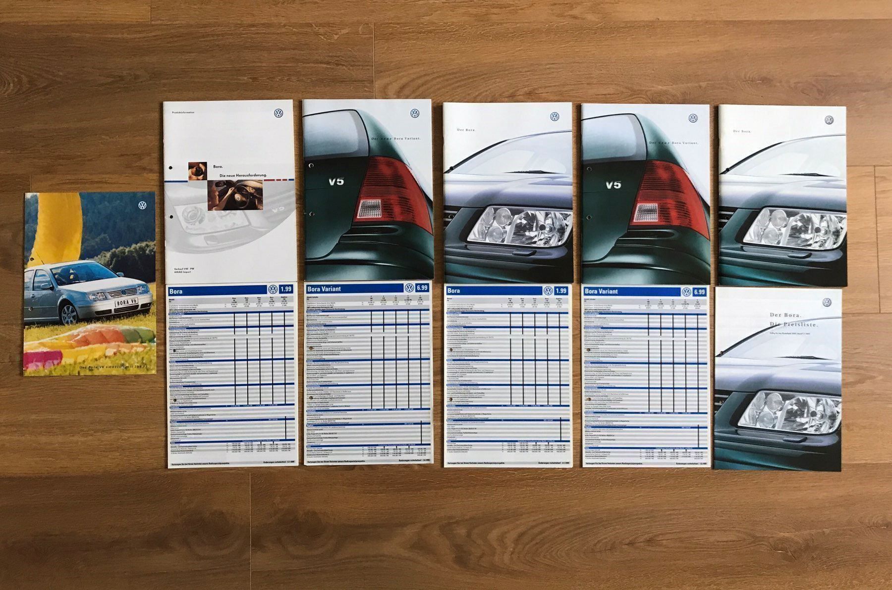 VW Documenti: VW Bora Prospekte – Usato da Freienstein venduto da Golfbueb