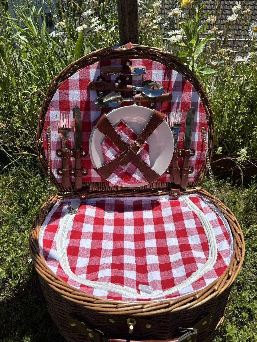 Sonstiges für Haushalt & Wohnen: Weiden-Picknick-Korb – Neu (gemäss Beschreibung) aus Münsingen von Richigen 2