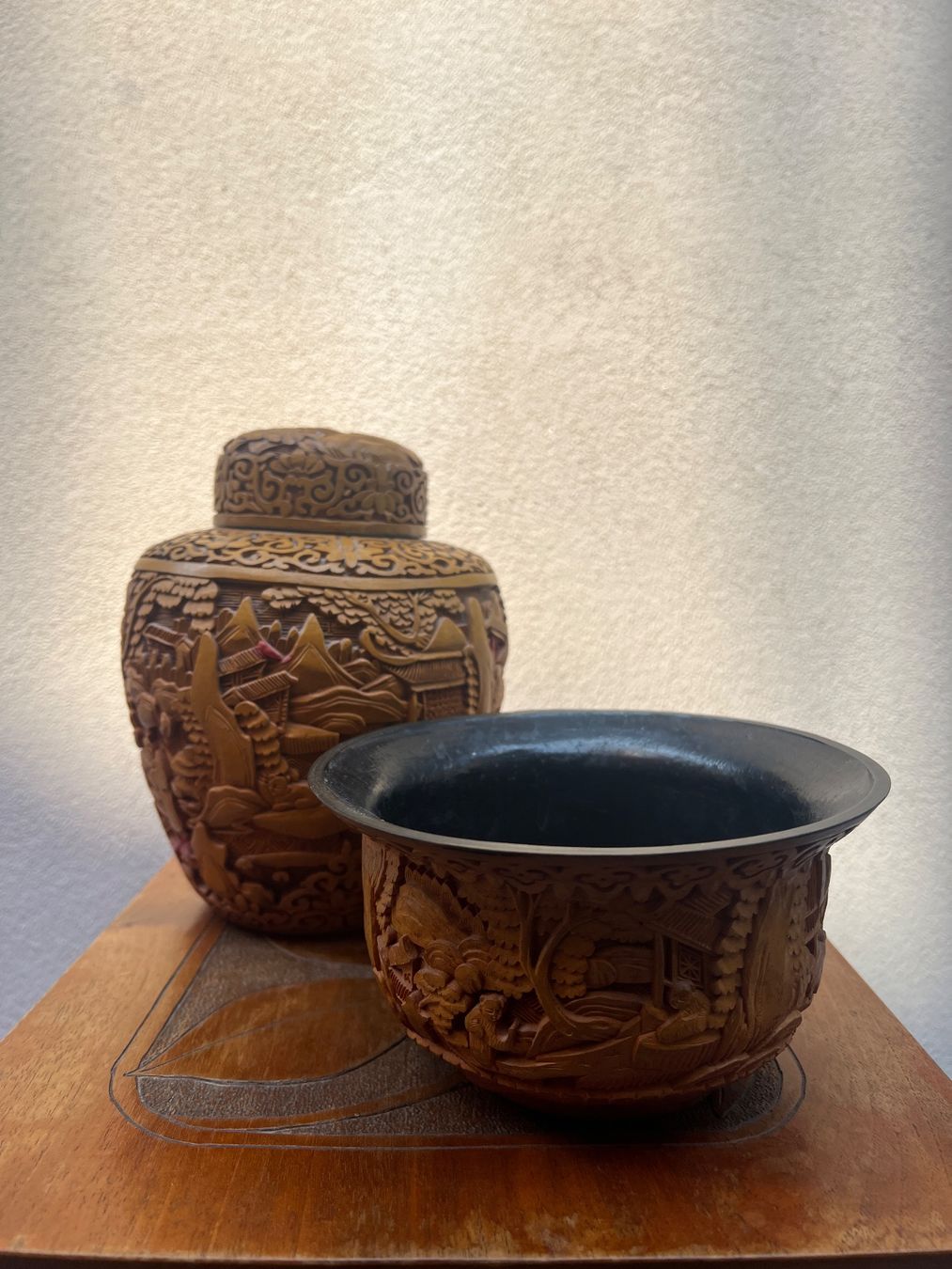 Vasen & Gefässe: Chinesische Vase und Schale – Gebraucht aus Riva San Vitale von AM25