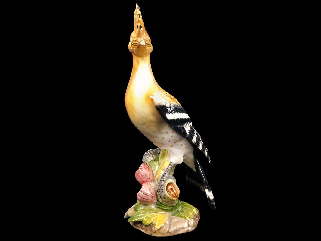 Statuette: RONZAN Keramikfigur Wiedehopf – Usato da Hünenberg venduto da Restwert_Zug 1