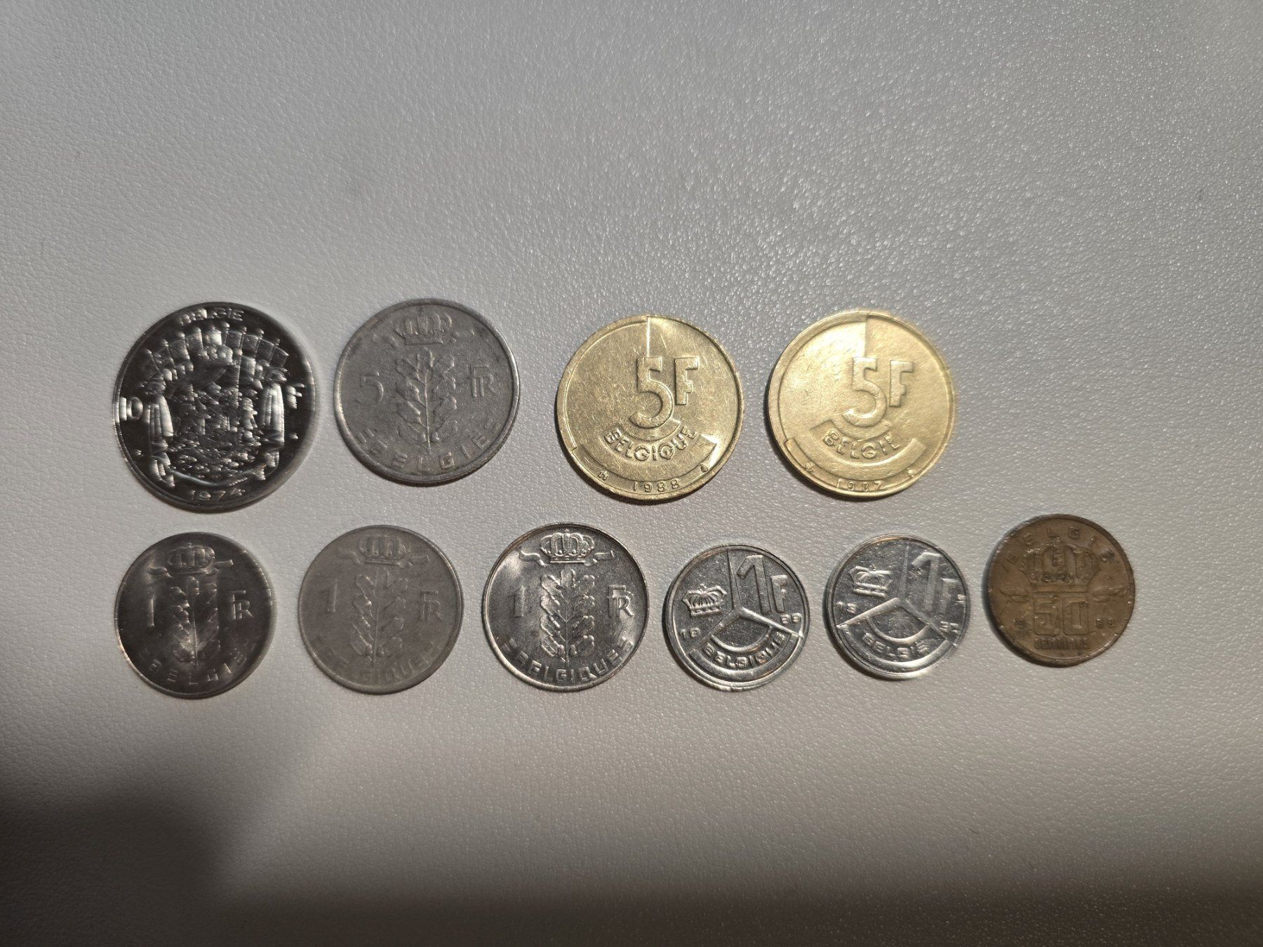 Tutti le monete: 10 Belgische Münzen – Usato da Steinerberg venduto da Bcsbcs