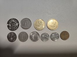 10 Belgische Münzen