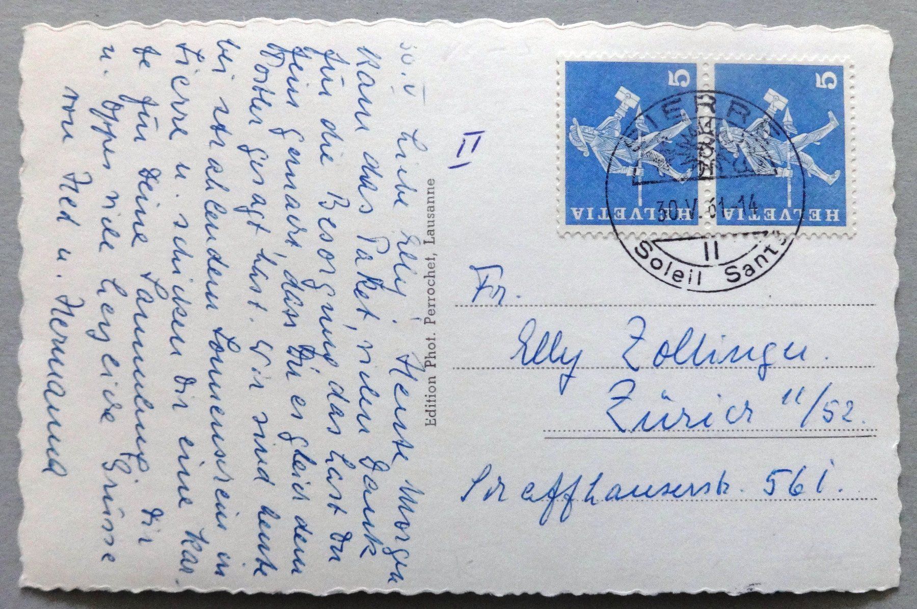 Cartes postales: Sierre - Pradegg – D'occasion à Fétigny par Billy2miny 1