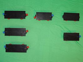 6 Lego Eisenbahn Chassis