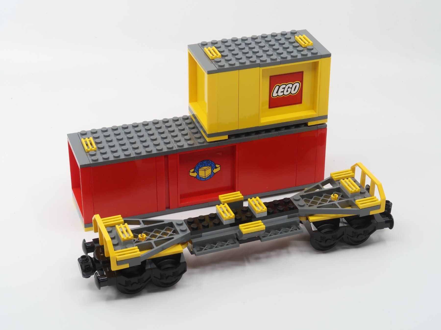 Lego Spielzeuge: Lego Eisenbahn Zug Wagen Containerwagen Set 7939 – Gebraucht aus Oberwil b. Büren von nih_qt5f 1