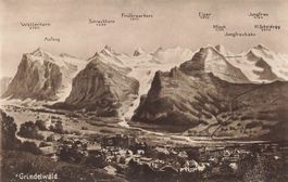 Grindelwald (BE) Alpenpanorama mit Eiger, Mönch und Jungfrau