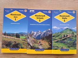 Wanderwelt Schweiz, Wallis, Jura (3 Bücher)