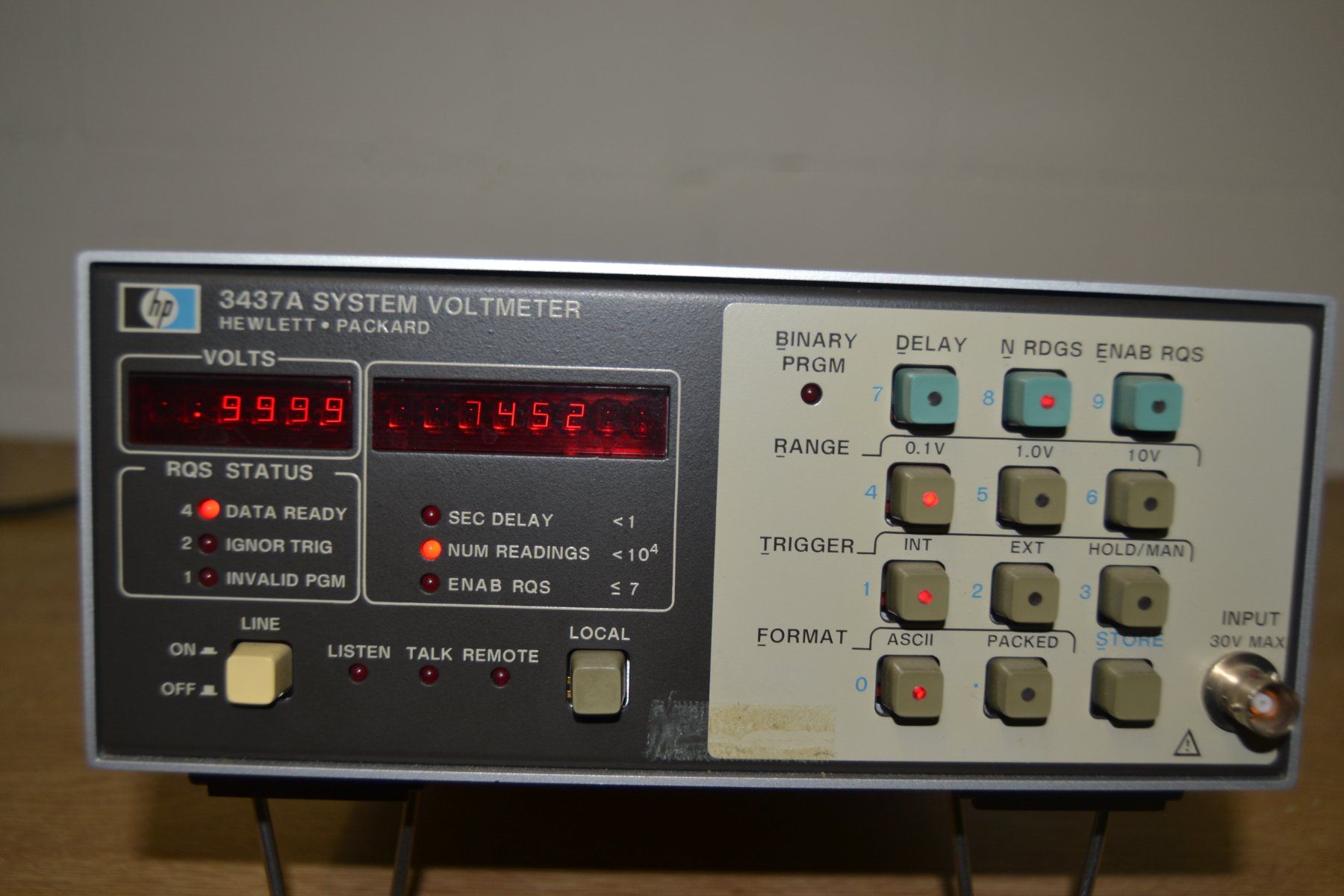 Hewlett Packard Mesurer: HP System Voltmeter HP 3437A – D'occasion à Wil SG par fanofrio 2