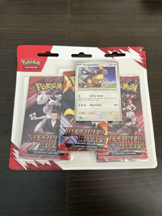 Pokémon Destined Rivals 3er Blister (Neu und originalverpackt) in ...