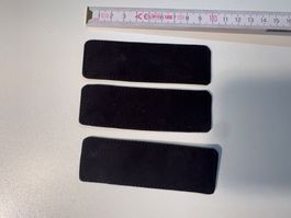 Stoffschilder schwarz, 100/30mm ca. 2000 Stück