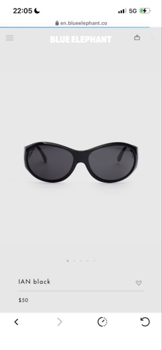 Occhiali & Lenti: Blue elephant sunglasses – Nuovo e nell'imballaggio originale da zürich venduto da schmid1234