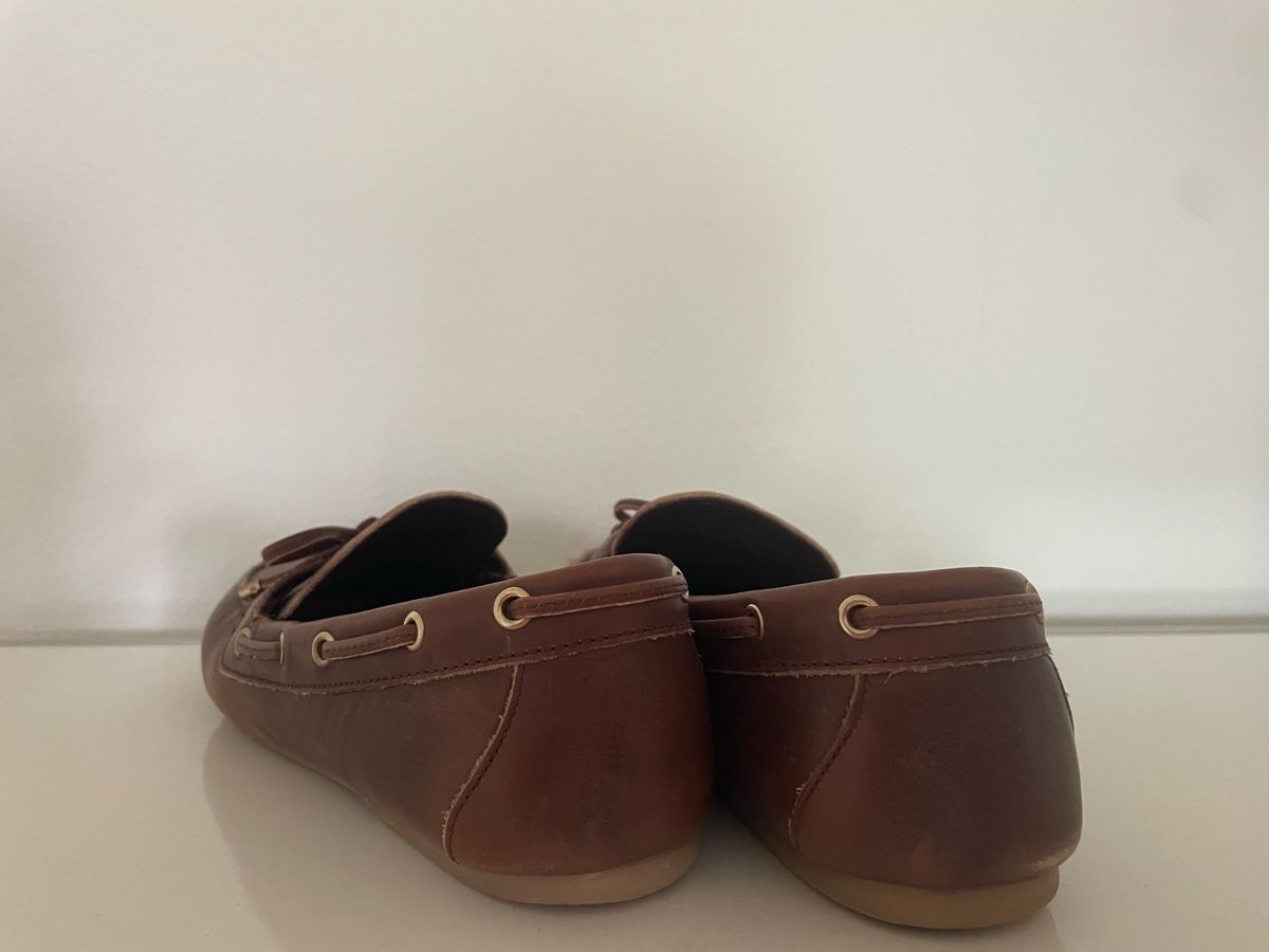 H&M Scarpe da donna: Braune Leder-Loafer Gr. 40 H&M Premium – Usato da Zürich venduto da apotheke0812 3