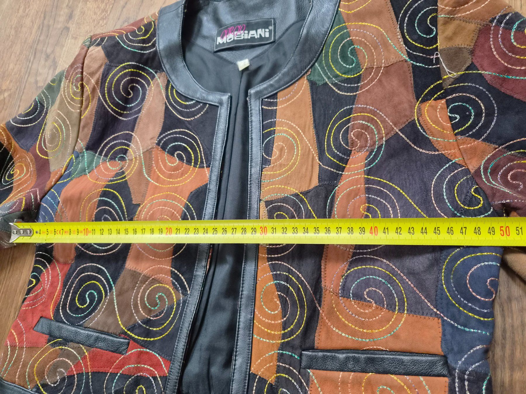 Giacche: Vintage leather patchwork jacket size 40 – Usato da Zürich venduto da mon_attitude 6