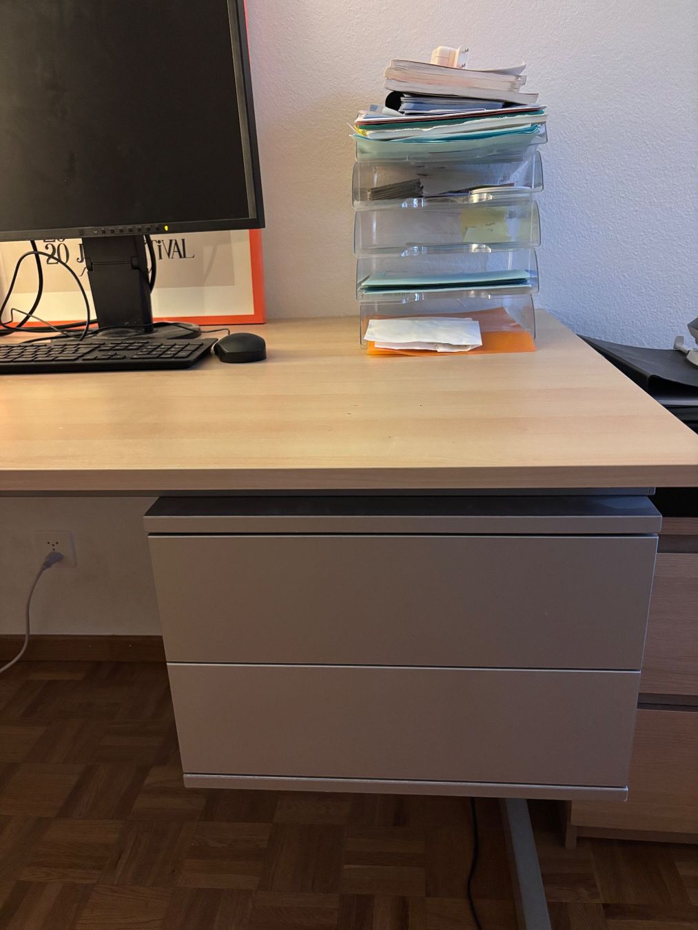 Bureaux: Desk with drawers – D'occasion à Zürich par Alexandre.P 2