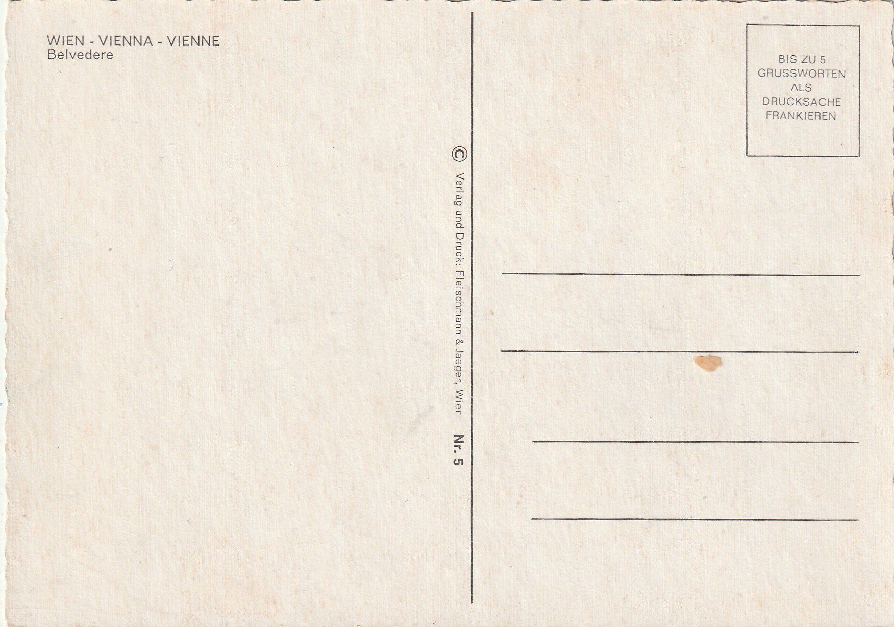 Cartoline postali: Wien – Usato da Lumbrein venduto da made02 1