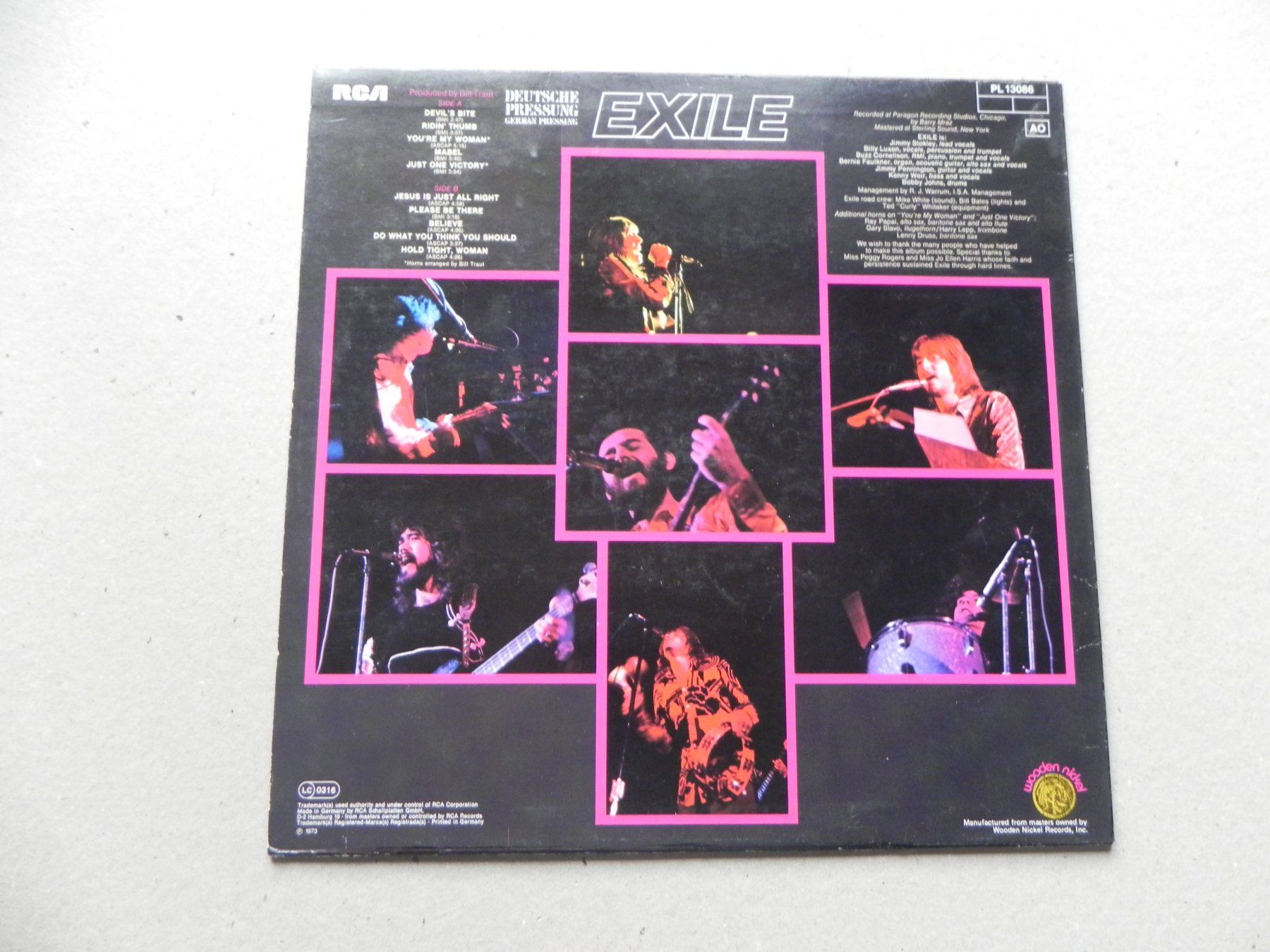 Schallplatten: LP USA Rock Pop Band Exile 1973 – Gebraucht aus Siebnen von krimsie 1