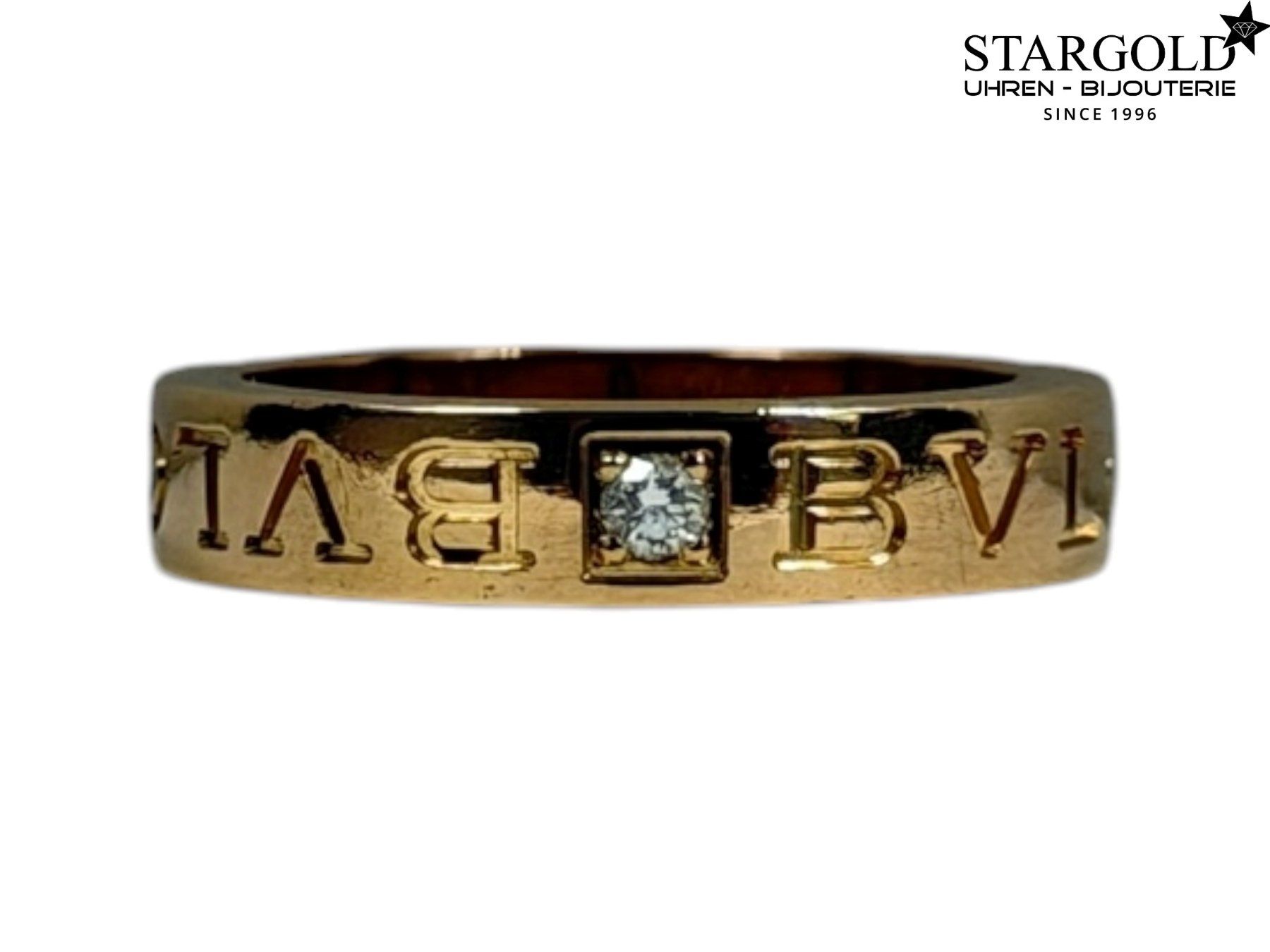 Bulgari Anelli: Bulgari 18K Rosegold Ring Gr. 50 – Usato da Zürich venduto da Stargold-Uhren