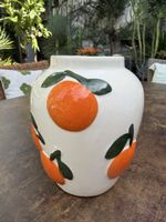 Dekorative Orangenvase, 18cm gross