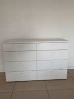 Commode 4+4 tiroirs JENSLEV blanche