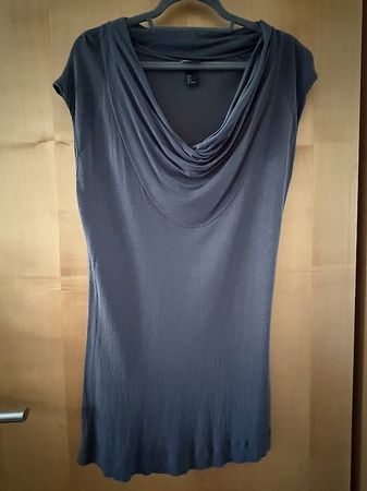 Sommer Top mit Wasserfallkragen Gr. L