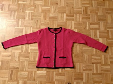  Strickjacke Wolle pink ,Grösse 40 