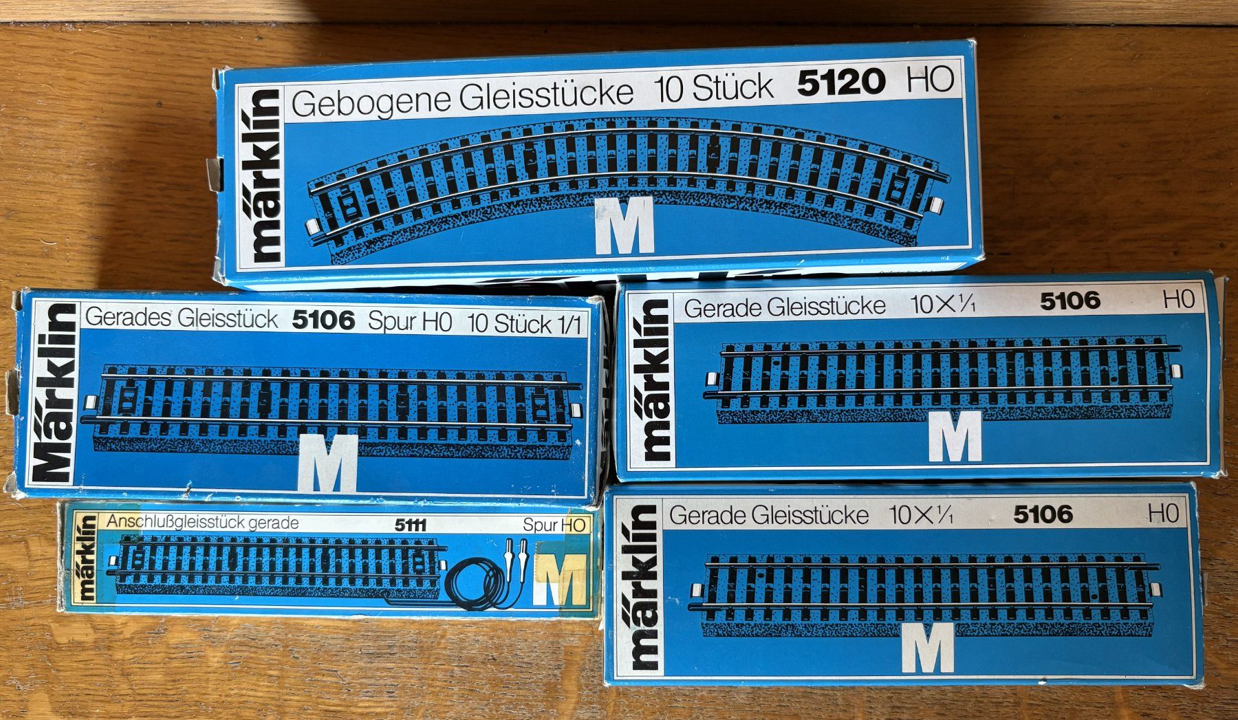 Märklin Modelleisenbahnen: Lot Märklin M Gleise – Gebraucht aus Volketswil von zwitsch33