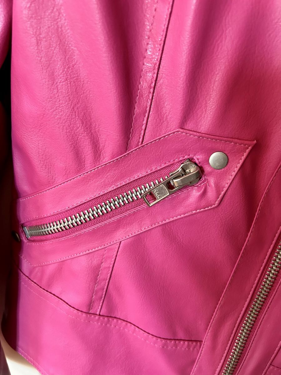 Vero Moda Giacche: Pink Vero Moda Faux Leather Jacket M – Nuovo (secondo la descrizione) da Zürich venduto da Mistral61 1