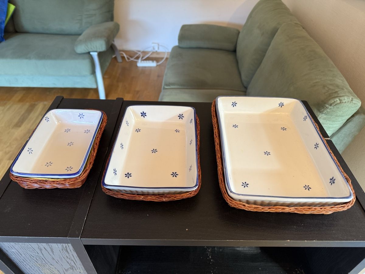 Piatti di portata: Lot de 3 plats, apéritif – Usato da Les Enfers venduto da samoern 1