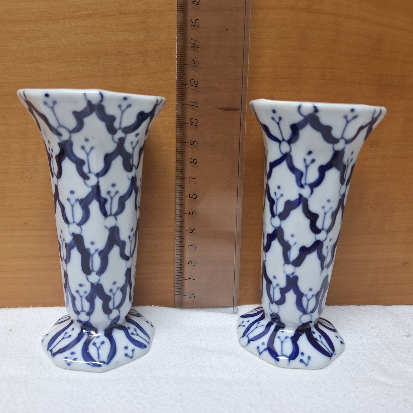 Kerzenständer: Versand möglich. 2 schöne Vintage Kerzenständer, handgemalt – Gebraucht aus Winterthur von Goldpipau 8