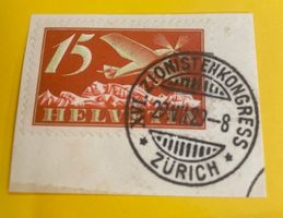 Flugpost Nr. 3 mit Stpl Zionistenkongress Zürich 1929
