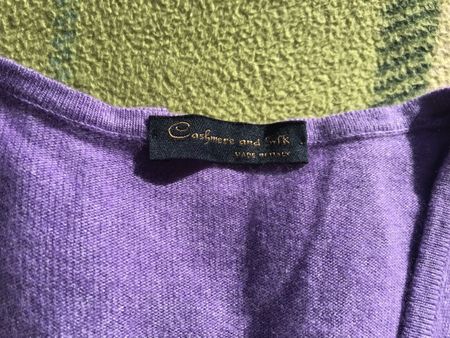 Pull lilas en cachemire et soie -TXS- Fabriqué en Ita